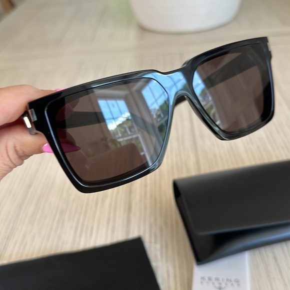 YSL Black Sunglasses New In Box - Picture 2 of 8